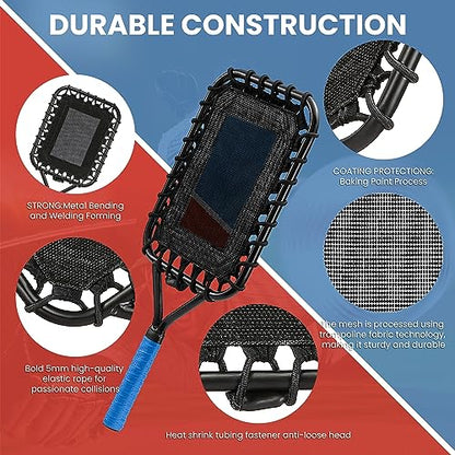 Baseball Racket for Fly Balls: Fungo Racket Baseball/Baseball Racket for Coaches and Parents to Help Players Practice Hitting Grounders and Pop Flies (New) - color: Blue