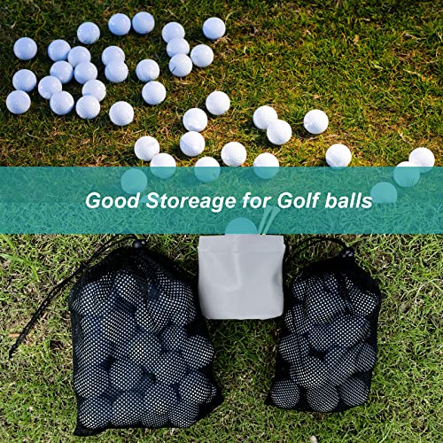 Golf Tee Pouch Bag, Zipper Golf Ball Bag, Accessory Pouch for Men - color: Grey