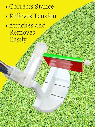 Golf Putting Alignment Tool – Putting Stroke & Putter Alignment Tool, Foot Position Trainer – Perfect Golf Training Aid for Accuracy, Consistency & Lower Scores – Trusted by PGA Pros