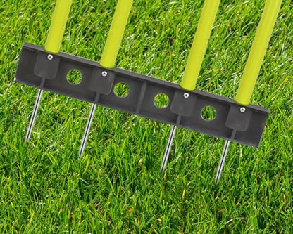 Free Kick Mannequin Soccer, 3 Pcs 68.9 inch Soccer Training Equipment Wall, Durable PVC Soccer Defender Dummy with Carry Bag - color: Fluorescent Green