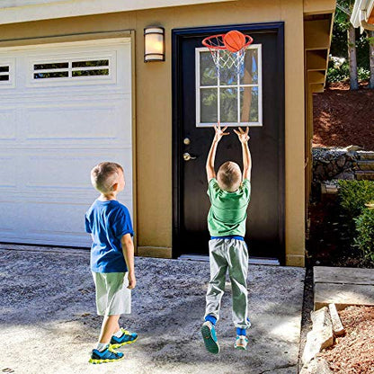 ArtCreativity Mini Over-the-Door Basketball Hoop Game – Easy to Hang, No Assembly Required – Includes 1 Mini Ball & Durable Net Hoop – Indoor Basketball Toy Gift for Kids, Teens & Adults Bedroom Play