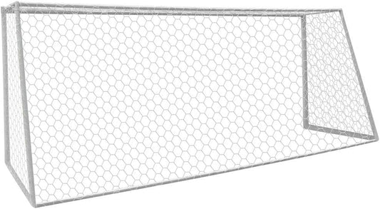 Aoneky Polyester Soccer Goal Net - 4 mm Cord - Replacement Full Size Football Post Net- Heavy Duty Soccer Netting - NOT Include Posts