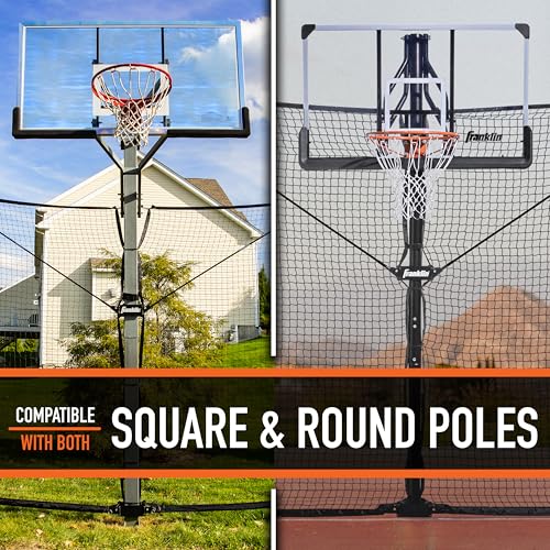 Franklin SportsBasketball Pass Back Rebounder - color: Black, size: 14' X 8'
