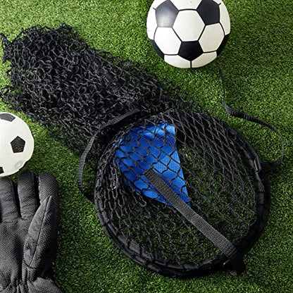 Lenwen Soccer Goal Target Net Top Bins Training Equipment 23 in Soccer Target for Goal Training Easy to Attach Detach Ball Top Bin for Football Shooting Accuracy Practice Equipment Trainer Gift