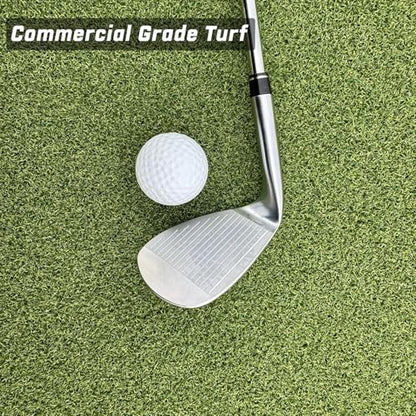 DCQ Golf Simulator Turf Flooring, Golf Mat for Indoor, Golf Simulator Accessories, Putting Turf - style: 15 x 6 ft
