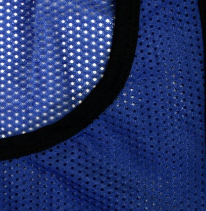 BlueDot Trading Adult & Youth Scrimmage Training Vests for Soccer, Basketball & More – Available in 1, 6, 12, 24 Packs - color: Blue, style: Youth 1 Pack