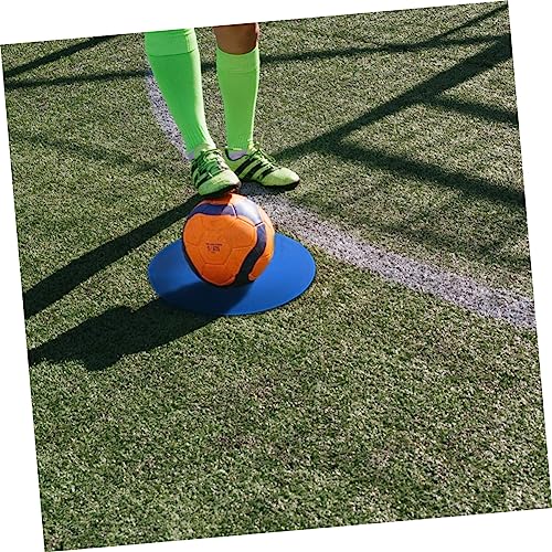 Garneck 4pcs Reusable Markers for Soccer Training Football Marker Dishes Red Yellow and for Drills and Exercises