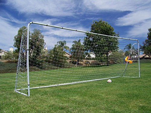 PASS 18.5 x 6.5 Ft. Official Youth Size. Heavy Duty Steel Soccer Goal w/Net. Regulation Youth, League Size Goals. Professional Practice Training Aid. 18.5 x 6.5. 18.5x6.5 Foot