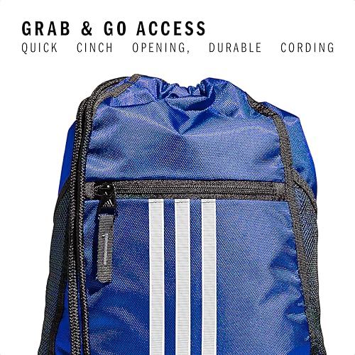 adidas Alliance Sackpack – Drawstring Backpack for Sports, Small Gym Bag - color: Team Royal Blue/2