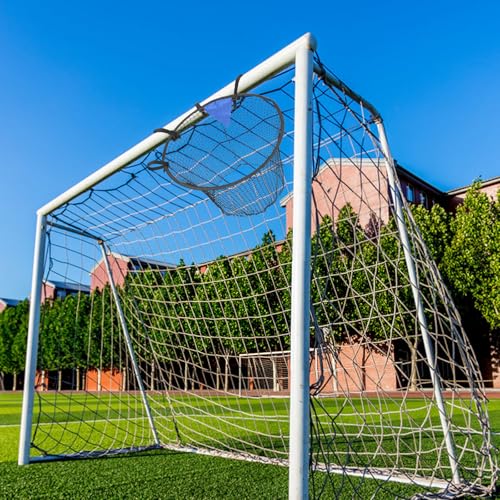 Amosfun Soccer Training Net with Target for Accuracy Practice, Black Football Goal Net for Youth and Adult Shooting Drills, Portable Practice Equipment for Indoor and Outdoor Football