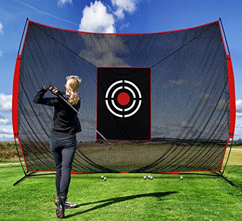 Golf Practice Net: Durable Target Portable Practice - Quick Set Up Training Outdoor Backyard Indoor Garage USS for Youth