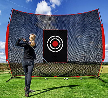 Golf Practice Net: Durable Target Portable Practice - Quick Set Up Training Outdoor Backyard Indoor Garage USS for Youth