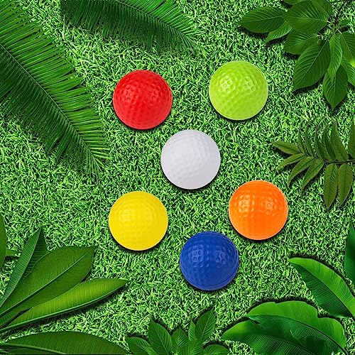 REHALY 108 Pcs Foam Golf Practice Balls Bulk, Realistic Feel Flight Training Balls, Soft Foam Golf Balls for Backyards Swing Practice Driving Range Indoor Outdoor Training