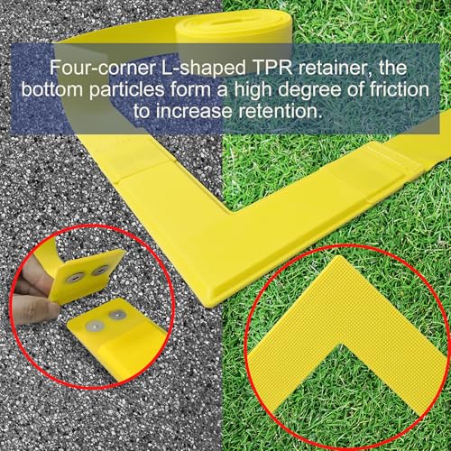 Chemimoso Magnetic Pickleball Court Lines System, Temporary Pickleball Court Lines in Standard Court Dimensions, Portable Pickleball Court Marking Kit, No Measuring Needed, Net Not Included - style: Pickleball Court Lines