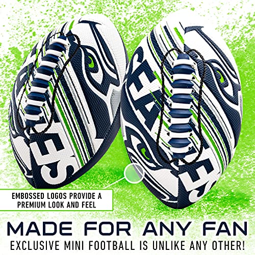 Franklin Sports NFL Team Mini Footballs - Youth 8.5" Official NFL Licensed Football + Air Pump Set