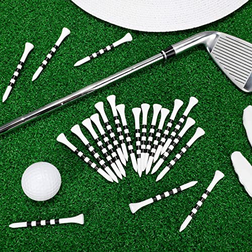 Mudder Golf Tees Bulk Wooden Bamboo Golf Tees Multicolor Wood for Men Balls Accessories