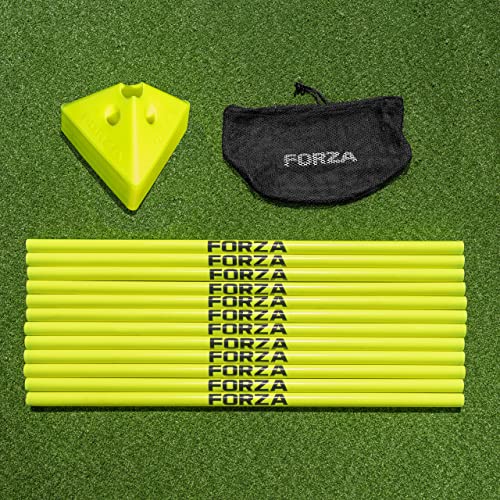 FORZA Cone & Hurdle Training Sets | Improve Your Speed & Agility Skills - Available in 3 Styles and 8 Colors - color: Yellow, style: Tri Super Cone