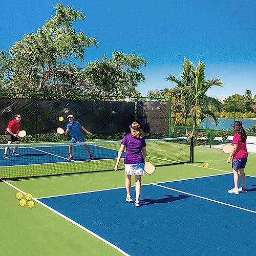 Lightweight Rackets Wood Paddle with Ergonomic Cushion Grip Racket Easy to Use Rackets with Ergonomic Cushion Grip