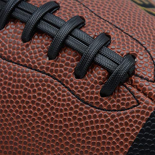 XEDGE Composite Leather Indoor/Outdoor Footballs for Training and Recreational Play Size 6,7,9