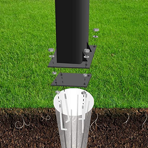 Katop Universal 9" Basketball Hoop Anchor Kit, Designed for Easy Relocation and Compatible with Most Basketball Goals