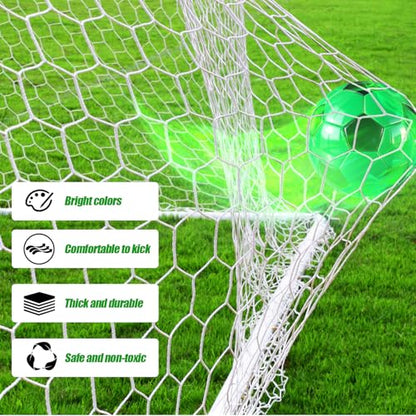 Realspring 6 Pcs Soccer Balls Bulk Official Size 3 4 5 with Pump Needle Storage Bag Soccer Balls for Youth Outdoor Training Practice Game Sport Gift Back to School
