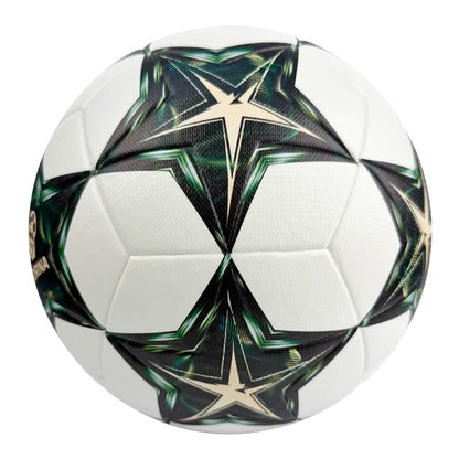 Soccer Ball Size 5 – Official Match & Training Ball, Waterproof Thermal Bonded PU Leather, Butyl Bladder, Kids Youth Adults, Indoor Outdoor, Includes Pump Needle & Mesh Bag