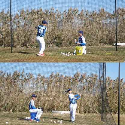 Baseball Batting Cage, 20/35/55/70FT Baseball Nets for Batting Cage，Baseball and Softball Batting Cage Nets for Pitching Training, Outdoor Backyard Batting Cage with Frame