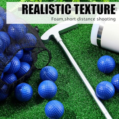 200 Pcs Foam Golf Practice Balls Bulk Realistic Feel Limited Flight Training Balls Soft for Outdoor Swing Indoor Backyard Training