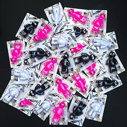 Ball Tee Holder | Novelty Keychain Accessory for Bag | Gifts for Men | Fits 3 1/4, 2 3/4, 1 1/2 Tees - color: Black