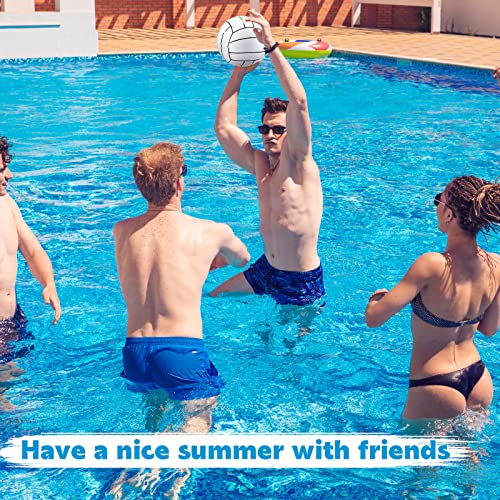 Jerify 12 Inch Inflatable Volleyball Beach Ball Pool Ball Volleyball Party Supplies for Kids Adults Summer Beach Water Swimming Pool Accessories