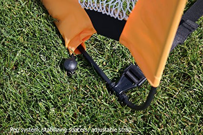 PUGG Pop Up Soccer Goal, Portable Training Football Knitted Poly Net Equipment, The Original Pickup Game Goal, Includes Two Goals & Bag - size: 6 Foot