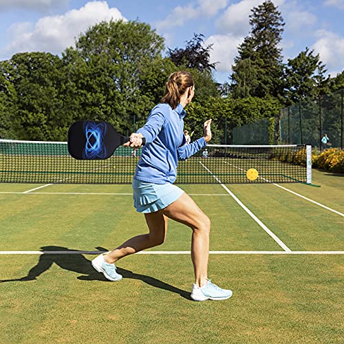 Portable Pickleball Net System Regulation Size Net Set 22FT for Indoor and Outdoor, Designed for All Weather Conditions with Steady Metal Frame, Strong PE Net and 600D Carrying Bag