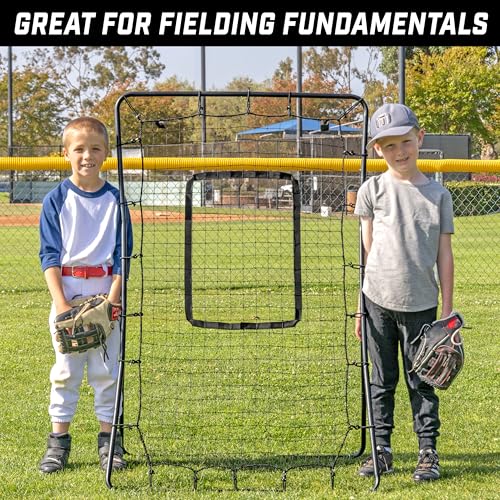 GoSports Baseball & Softball Pitching and Fielding Rebounder - Pitch Back Net - Choose Your Size - color: Rebounder