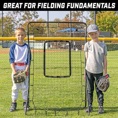 GoSports Baseball & Softball Pitching and Fielding Rebounder - Pitch Back Net - Choose Your Size - color: Rebounder