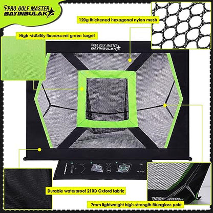 Golf Chipping Practice Net Backyard Driving Golf Accessories for Men Gift, 1 Pack - style: Classic Golf Net