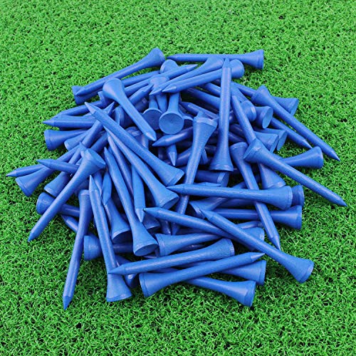 Crestgolf Professional 2 1/8" Deluxe Wood Golf Tees 100pcs - color: blue