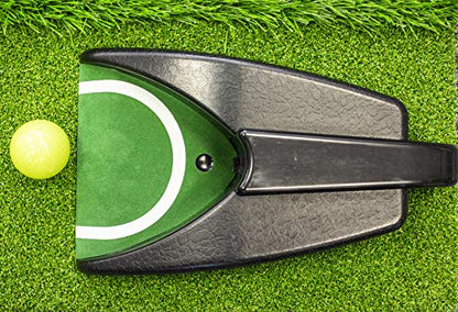 Longridge Black Auto Putt Golf Ball Returner - Black