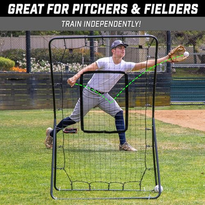GoSports Baseball & Softball Pitching and Fielding Rebounder - Pitch Back Net - Choose Your Size - color: Rebounder