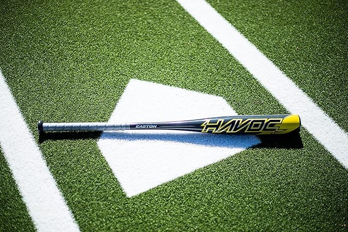 Easton | Havoc Baseball Bat | USA | -10 Drop | 2 1/4" Barrel | 1 Pc. Aluminum - color: Grey/Yellow, size: 30 Inch