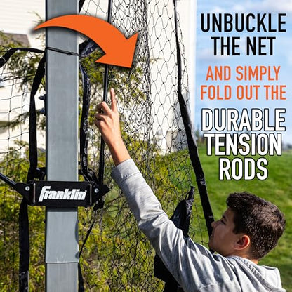 Franklin SportsBasketball Pass Back Rebounder - color: Black, size: 14' X 8'