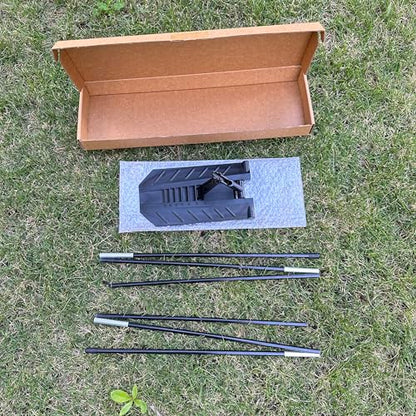 Golf Alignment Stick Holder, Golf Training Aid Teaching Equipment for Aiming, Putting, Posture Corrector, Golf Swing Trainer with Improved Sticks