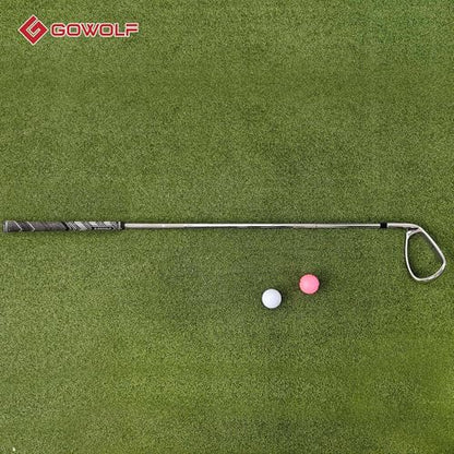 Gowolf Hollow Strike Golf Swing Trainer - Training Golf Club with Instant Feedback, Corrects Swing Path for Right Handed Golfers, Beginner to Advanced Practice Aid for Golfers