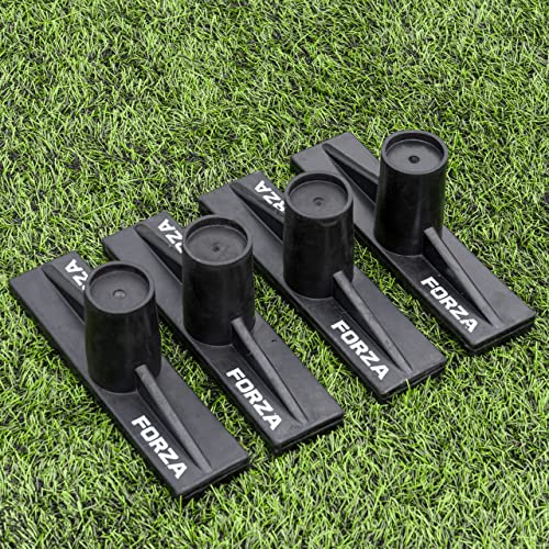 FORZA Pro Soccer Passing Arcs | Set of 4 Elite-Level Soccer Targets to Enhance Passing Techniques & Accuracy - Optional Carry Bag & Bases - color: Yellow, size: With Bases