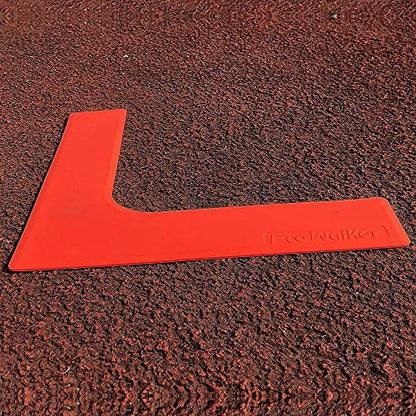 Court Lines Marker Kit Throw Down Markers Create Your Own Mini Pickleball Tennis Court (Red-Yellow I L Shape)