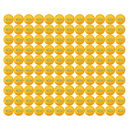 KEVENZ 3 Star Ping Pong Balls, 40+mm Advanced Table Tennis Ball, Bulk Outdoor Ping Pong Balls (Orange, White) - color: Orange, 120-Pack