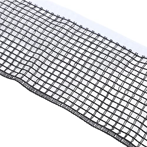 Standard Table Tennis Net Bracket Set, Table Tennis Net Rack Kit, Nylon Net with Stainless Steel Frame, to Install for Indoor and Outdoor Training,