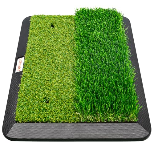 LYDARZ Golf Hitting Mat, Turf Golf Practice Mat for Indoor/Outdoor Driving, Chipping & Putting Training, Golf Training Accessories & Gift for Men & Women