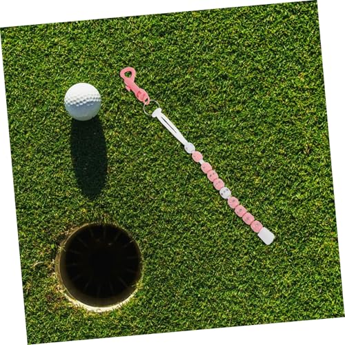 Toddmomy Portable Golf Beaded Chain Score Counter for Women Lightweight Golf Score Keeper for Training and Tournaments for Easy Tracking