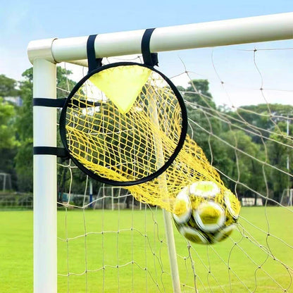 2 Pcs Soccer Targets for Goals Training, Top Bins Soccer Target Goal, Top Bins Equipment for Shooting Accuracy Improving | Durable Design - Extra-Long Straps with Carry Case