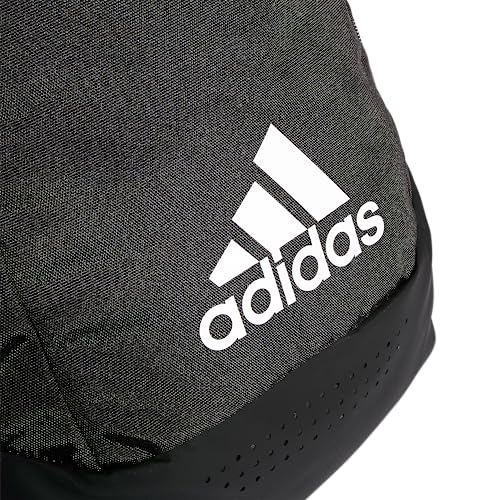 adidas Defender Sports Backpack with Shoe Compartment, Soccer Bag - color: Black/White